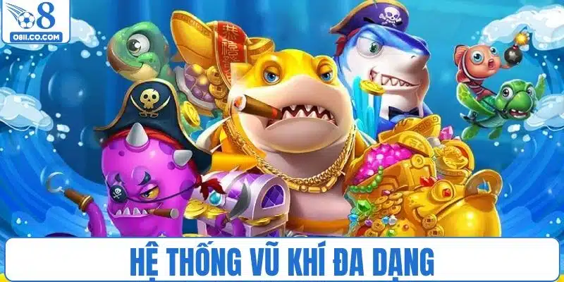 Kho vũ khí với sức công phá cực lớn