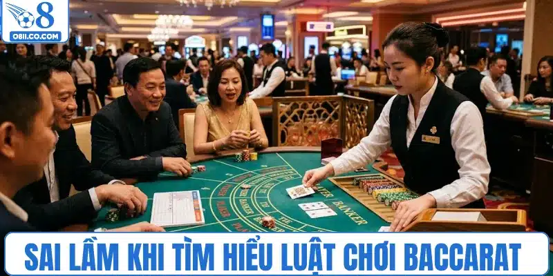 Sai lầm khi tìm hiểu luật chơi baccarat 